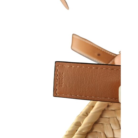 Loewe Basket bag in palm leaf and calfskin - Medium - Picture 2 of 9